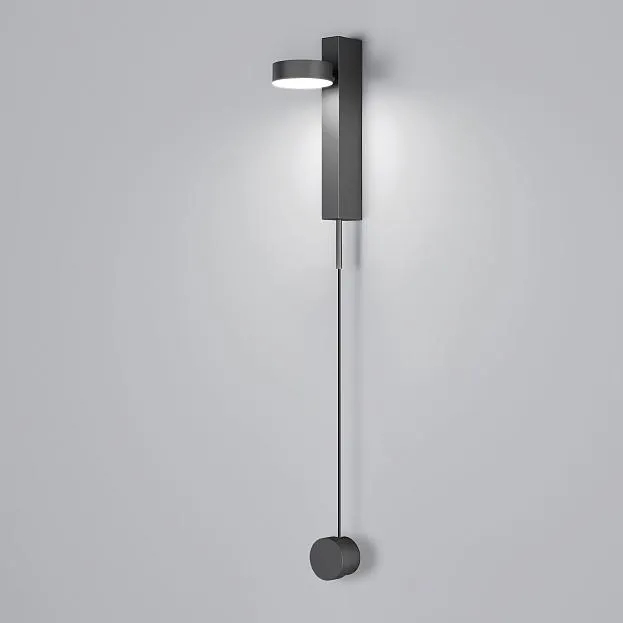 Настенный светодиодный светильник LED с диммером Elektrostandard 40112/LED графит Orco a066404 Настенный светодиодный светильник LED с диммером Elektrostandard 40112/LED графит Orco a066404