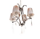 Хрустальная подвесная люстра Lumina Deco LDP 8810-4 SL Venisia