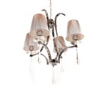 Хрустальная подвесная люстра Lumina Deco LDP 8810-4 SL Venisia