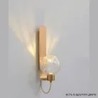 Бра Crystal Lux BELLA AP1 BRASS