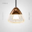 Подвесной светильник VENZEL Тип B. Цвет Бронза Lampatron 8120-22233