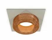 Комплект встраиваемого светильника с композитным хрусталем Ambrella light XC7633024 Techno