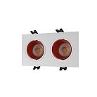 Встраиваемый светильник Denkirs DK3072-WH+RD DK3020WRD
