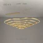 Кольцевые люстры и светильники ANDANTE Шесть колец Lampatron 5107-13075