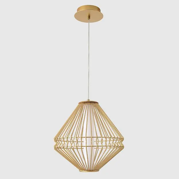 Светильник подвесной Crystal Lux CUADRA SP15W LED GOLD Светильник подвесной Crystal Lux CUADRA SP15W LED GOLD