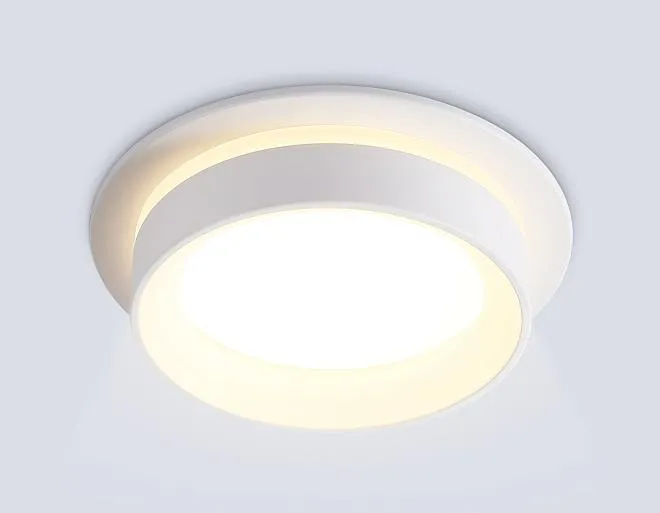 Встраиваемый светильник Ambrella light TN6707 WH белый IP44 GX53 max 15W D105*45