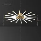 Потолочная люстра LOLA 16 ламп Lampatron 6688-18276
