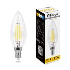 Лампа светодиодная Feron 38006 LB-713 Свеча E14 11W 2700K