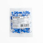 Наконечник кольцевой изолированный STEKKER 39418 НКИ 2,5-4, LD403-254 (упаковка 100 шт)