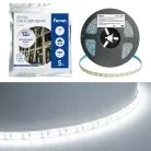 Светодиодная LED лента 180SMD(2835)/m 17W/m 12V 5000*10*1,22мм 6500К IP65 Feron 51640 ls626