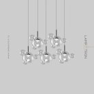 Подвесной светильник BUBBLE B BLACK LUX 5 подвесов Lampatron 8326-22696