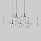 Подвесной светильник BUBBLE B BLACK LUX 5 подвесов Lampatron 8326-22696