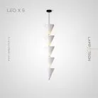 Подвесной светильник LESTER 5 ламп. Цвет Белый Lampatron 7355-20266