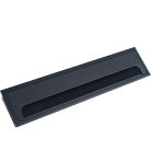 Кабельный громмет (лючок) в стол, 350*80мм, цвет: черный Donel DCGR35080AN DCG