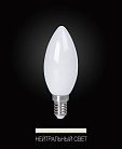 Лампочка свеча матовая филамент нейтральный LED E14 Reccagni Angelo 649993