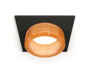 Комплект встраиваемого светильника с композитным хрусталем Ambrella light XC6521044 Techno
