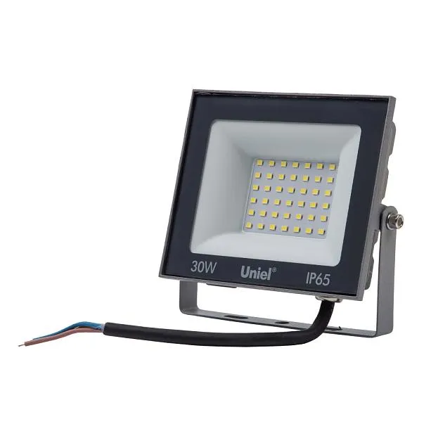 Прожектор уличный Uniel ULF-F23-30W/6500K IP65 160-240V GREY Прожектор уличный Uniel ULF-F23-30W/6500K IP65 160-240V GREY