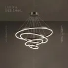 Кольцевые люстры и светильники CRUISE MORE LUX Четыре кольца. 20 + 40 + 60 + 80 см Lampatron 5747-15118