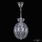 Подвесной светильник бронзовый Bohemia Ivele Crystal  5480/20 Ni Clear/M-1F