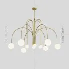 Люстра DAY 12 плафонов. Размер M. Цвет золото. Lampatron 3549-8697