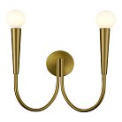 Светильник настенный Латунь E14 2*60W ST Luce SL1243.301.02 DUTCHESS