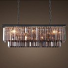 Подвесная люстра RH 1920S ODEON SMOKE GLASS FRINGE 90 ImperiumLoft 75656-22 40.1537