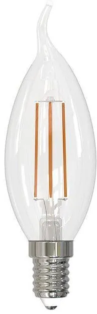 Лампочка светодиодная филаментная Volpe LED-CW35-5W/3000K/E14/CL/SLF LED-CW35-SLF Лампочка светодиодная филаментная Volpe LED-CW35-5W/3000K/E14/CL/SLF LED-CW35-SLF