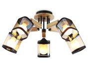 Потолочная люстра Ambrella light TR9529/5 BK/GD/TI