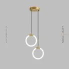 Готовая комбинация светильников NILS DUO Размер M. Цвет Латунь. Теплый свет Lampatron 7785-21956