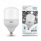 Лампа Gauss 63225 E27 50W 4000K матовая