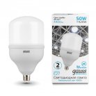 Лампа Gauss 63225 E27 50W 4000K матовая