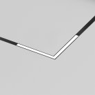 Линейный угловой светильник-коннектор 18 Вт 2700–6500K 120° Ra90 100–265VAC алюминий черный Denkirs DK8314-BK SMART LINEAR Zigbee