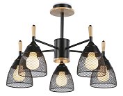 Потолочная люстра Ambrella light TR8015/5 BK