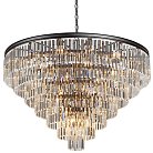 Подвесная люстра ODEON CLEAR GLASS 11-TIER D118 ImperiumLoft 156613-22 40.3295-2