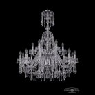 Люстра хрустальная Bohemia 1403/12+6/300/XL-100/2d Ni