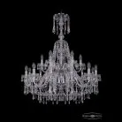 Люстра хрустальная Bohemia 1403/12+6/300/XL-100/2d Ni