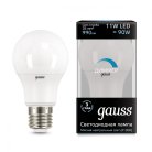 Лампа Gauss 102502211-D диммируемая E27 11W 4100K груша матовая Умные лампы