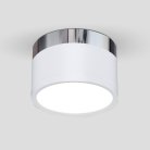 Накладной светодиодный светильник Elektrostandard DLR029 10W 4200K белый матовый/хром a040666