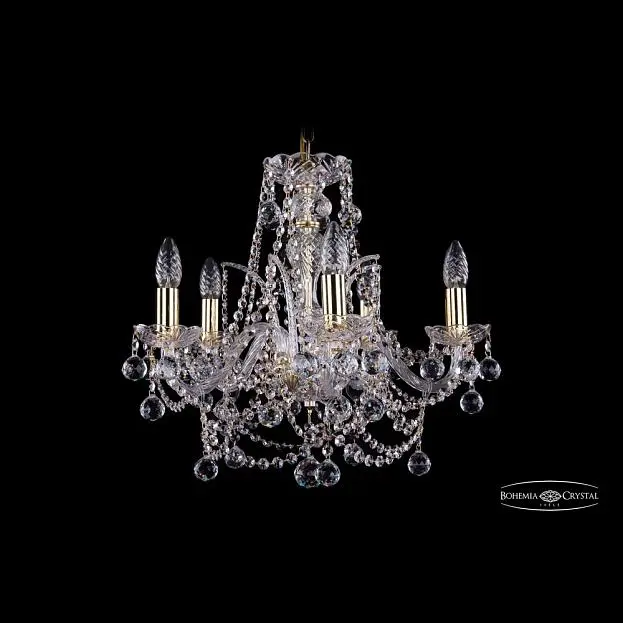 Люстра хрустальная Bohemia 1411/5/160 G Balls Люстра хрустальная Bohemia 1411/5/160 G Balls