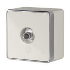 розетка ТВ оконечная Werkel W5083003 Накладные механизмы Gallant слоновая кость a051556
