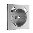Накладка для розетки USB Werkel W1179509 (cеребряный рифленый) a051365