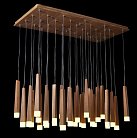 Подвесная люстра Wooden Glowworm Square ImperiumLoft 73774-22 40.164