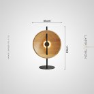 Настольная лампа DELANO WOOD TAB Светлое дерево Lampatron delano-wood-tab-lightwood 8970-25384