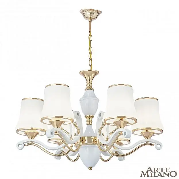 Люстра подвесная с плафонами 303987/6 Wh/Gd Arte Milano Florentia