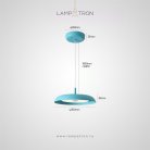 Подвесной светильник YVES Цвет голубой Lampatron 8581-23881