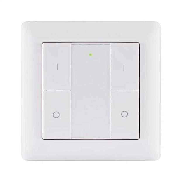 Выключатель настенный Paulmann 50134 Zigbee 10мВт 3В Аккум.CR2450 Вкл/Выкл/Дим