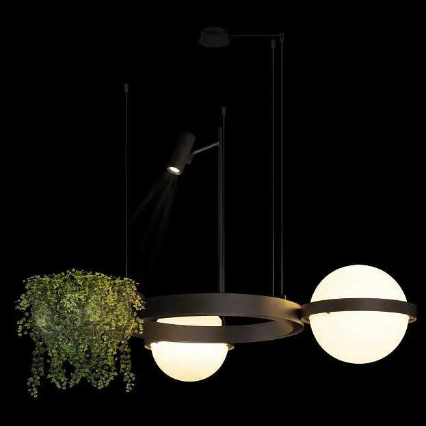 Подвесной светильник Loft IT 10121/2 Dark grey Jardin