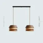 Готовая комбинация светильников BRAM COMBO 2 лампы. Цвет Черный Lampatron 7411-20488