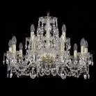 Подвесная люстра Bohemia 1402/10+5/240 G