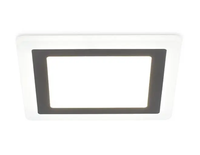 Встраиваемый светодиодный светильник с подсветкой Ambrella light DCR396 Downlight Встраиваемый светодиодный светильник с подсветкой Ambrella light DCR396 Downlight